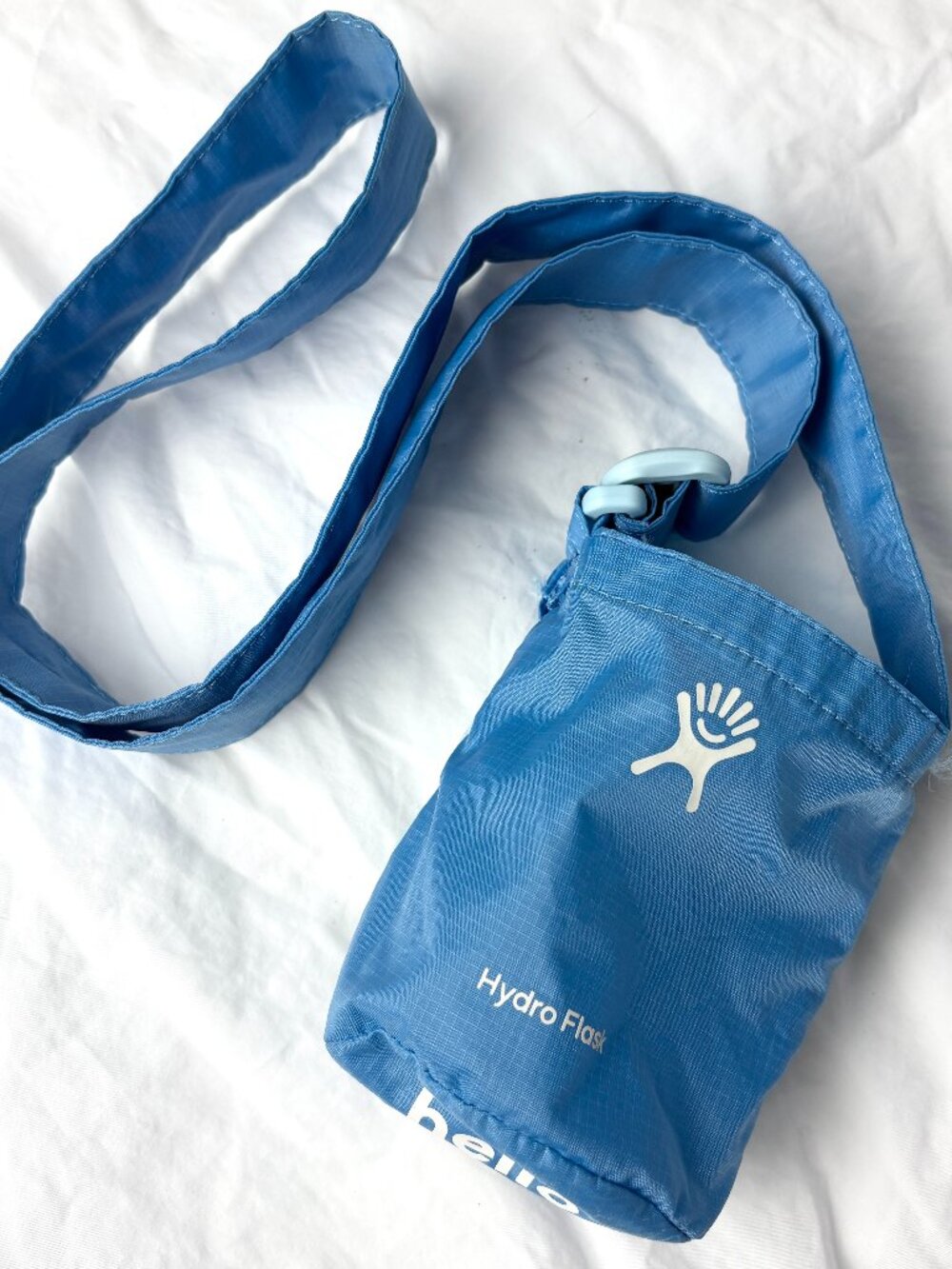 HYDRO FLASK PACKABLE WATER BOTTLE SLING 12oz BLUE